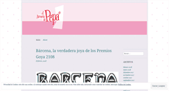 Desktop Screenshot of elarmariodepepa.wordpress.com