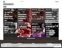 Tablet Screenshot of elmodernisimo.wordpress.com