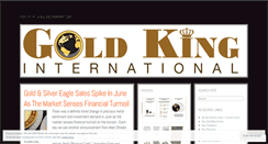 Desktop Screenshot of goldkingint.wordpress.com