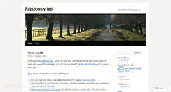 Desktop Screenshot of fabmania.wordpress.com