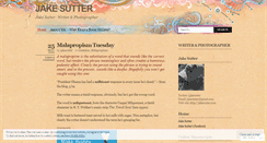 Desktop Screenshot of jakesutter.wordpress.com