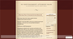 Desktop Screenshot of njexpungement.wordpress.com