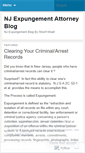 Mobile Screenshot of njexpungement.wordpress.com