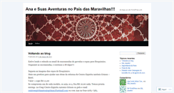 Desktop Screenshot of aninhazattar.wordpress.com