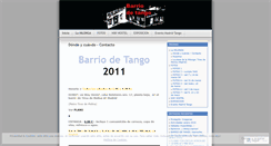 Desktop Screenshot of milongabarriodetango.wordpress.com