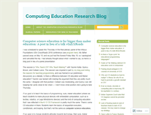 Tablet Screenshot of computinged.wordpress.com