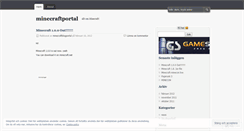 Desktop Screenshot of minecraftportal.wordpress.com
