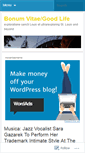 Mobile Screenshot of bonumvitaestl.wordpress.com