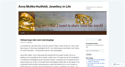 Desktop Screenshot of annamoltkehuitfeldtdk.wordpress.com