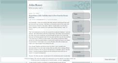 Desktop Screenshot of johnroney.wordpress.com