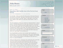 Tablet Screenshot of johnroney.wordpress.com