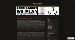 Desktop Screenshot of debbilander2012.wordpress.com