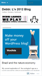 Mobile Screenshot of debbilander2012.wordpress.com