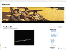 Tablet Screenshot of 42stories.wordpress.com