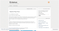Desktop Screenshot of eclamus.wordpress.com