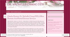 Desktop Screenshot of drmichellechangdds.wordpress.com