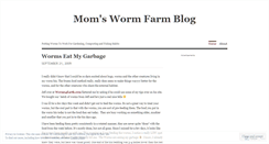 Desktop Screenshot of momswormfarm.wordpress.com