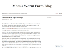 Tablet Screenshot of momswormfarm.wordpress.com