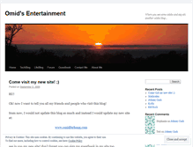 Tablet Screenshot of omidentertainment.wordpress.com