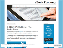 Tablet Screenshot of ebookeconomy1.wordpress.com