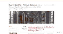 Desktop Screenshot of dariuscordellcouture.wordpress.com