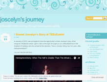 Tablet Screenshot of joscelynsjourney.wordpress.com