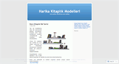 Desktop Screenshot of kitaplikmodelleri.wordpress.com