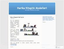 Tablet Screenshot of kitaplikmodelleri.wordpress.com