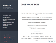 Tablet Screenshot of apatnsw.wordpress.com