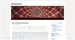 Desktop Screenshot of nitinparashar.wordpress.com