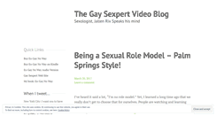Desktop Screenshot of gaysexpert.wordpress.com