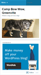 Mobile Screenshot of campbowwowgreenville.wordpress.com