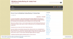 Desktop Screenshot of manastireabodrog.wordpress.com