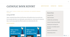 Desktop Screenshot of catholicbookreport.wordpress.com
