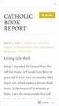 Mobile Screenshot of catholicbookreport.wordpress.com