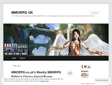 Tablet Screenshot of mmorpguk.wordpress.com