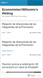 Mobile Screenshot of economistas1983unms.wordpress.com
