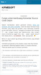 Mobile Screenshot of kifmesoft.wordpress.com