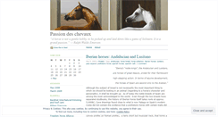 Desktop Screenshot of equestrienne.wordpress.com