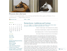 Tablet Screenshot of equestrienne.wordpress.com