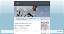Desktop Screenshot of palabre.wordpress.com