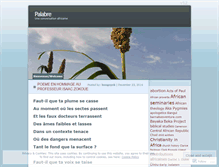 Tablet Screenshot of palabre.wordpress.com