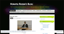 Desktop Screenshot of horatiurussin.wordpress.com