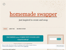 Tablet Screenshot of homemadeswapper.wordpress.com