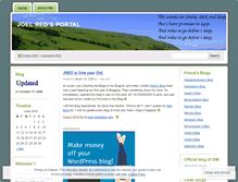 Tablet Screenshot of jred.wordpress.com