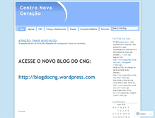 Tablet Screenshot of cngcaritas.wordpress.com