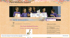 Desktop Screenshot of parkmaitlandschool.wordpress.com