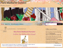 Tablet Screenshot of parkmaitlandschool.wordpress.com