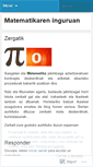 Mobile Screenshot of matematikak.wordpress.com