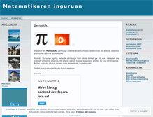 Tablet Screenshot of matematikak.wordpress.com